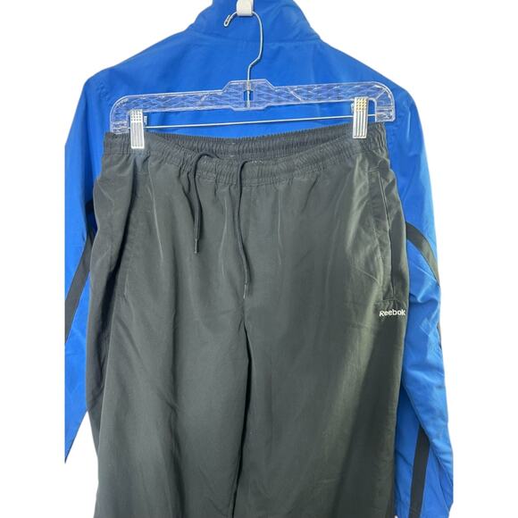 Reebok Windbreaker Jacket & Pants Tracksuit Windsuit White & Gray Medium NEW - Picture 7 of 12